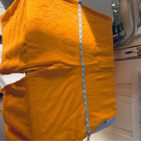 NWT Young Fabulous and broke 100% viscose yellow Jumpsuit size L - Picture 7 of 12